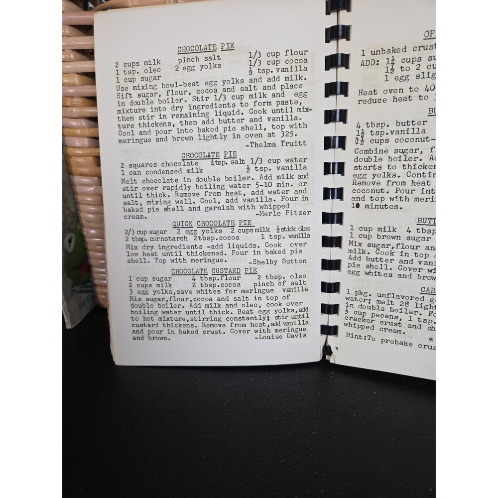 White Plains Methodist Church Cookbook Cary, NC 1965 Local Contributors Vintage - Picture 11 of 15